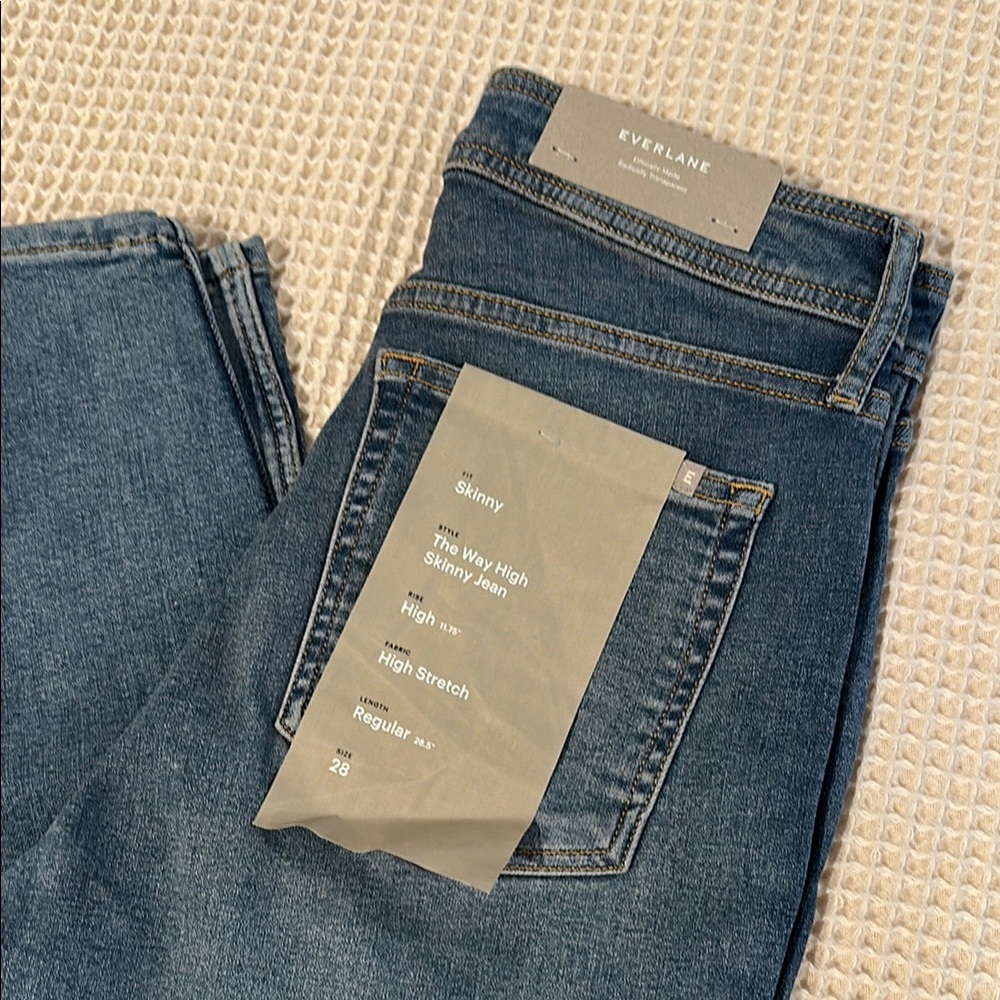 NWT Everlane Way High Skinny Jean